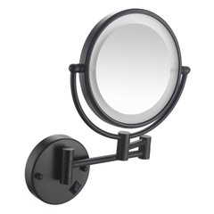 Черное зеркало косметическое с подсветкой de la noche Volle 2500.280904