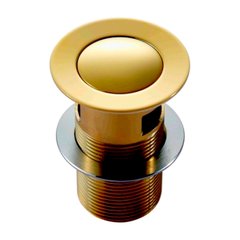 Золотой Клапан донный Pop-up, поверхность под золото, IMPRESE PP280zlato